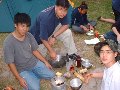 Students developing outdoor and life skills